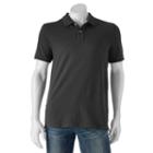 Men's Sonoma Goods For Life&trade; Core Pique Polo, Size: Large, Dark Grey