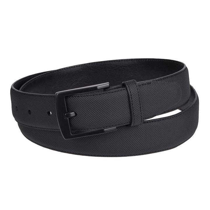 Apt. 9 Feather Edge Stitch Dress Belt - Men, Size: 36, Black