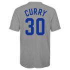Boy's 8-20 Golden State Warriors Stephen Curry Name & Number Performance Tee, Size: Xl 18-20, Grey