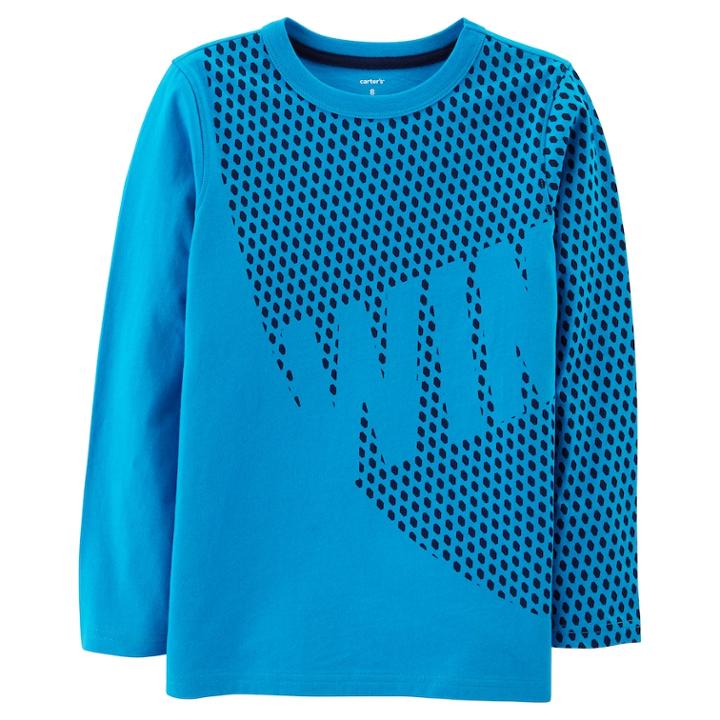 Boys 4-12 Carter's Active Win Graphic Tee, Size: 10/12, Med Blue