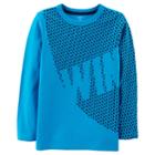 Boys 4-12 Carter's Active Win Graphic Tee, Size: 10/12, Med Blue
