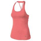 Women's Asics Fit-sana Cross-back Tank Top, Size: Medium, Brt Pink