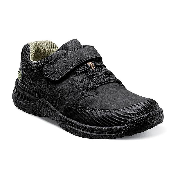 Nunn Bush Drumlin Jr. Ss Boys' Comfort Oxford Shoes, Boy's, Size: Medium (3), Black