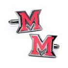 Miami University Of Ohio Redhawks Cuff Links, Men's, Multicolor