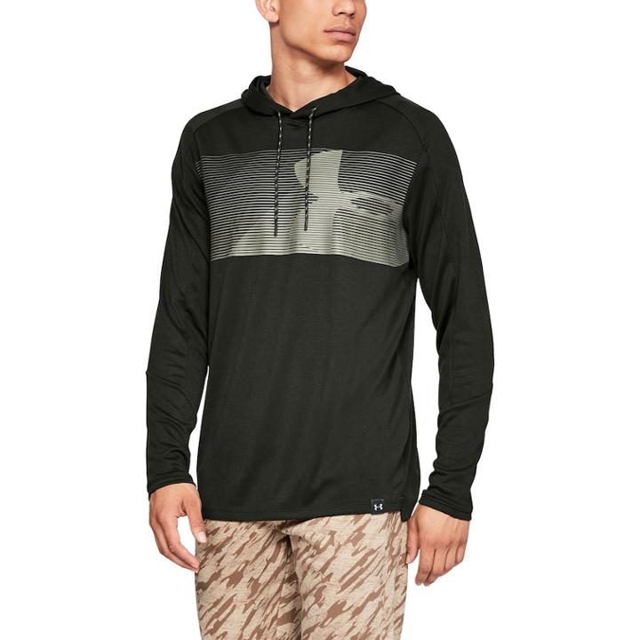 Men's Under Armour Lighter Longer Pull-over Hoodie, Size: Medium, Green