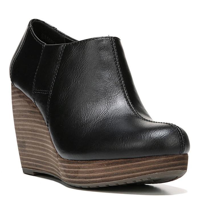 Dr. Scholl's Harlie Women's Wedge Ankle Boots, Size: Medium (11), Black