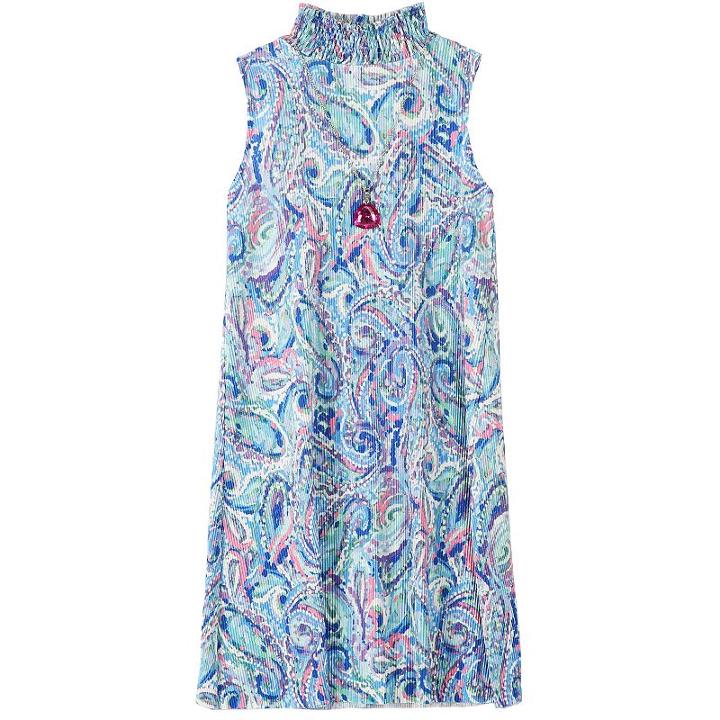 Girls 7-16 Speechless Paisley High Collar Mockneck Sheath Dress, Girl's, Size: 10, Purple Oth