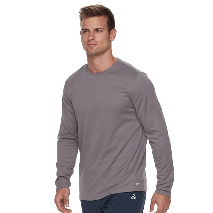 Men's Tek Gear&reg; Waffle Tee, Size: Small, Grey