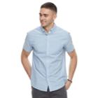 Men's Urban Pipeline&reg; Awesomely Soft Button-down Shirt, Size: Medium, Med Blue