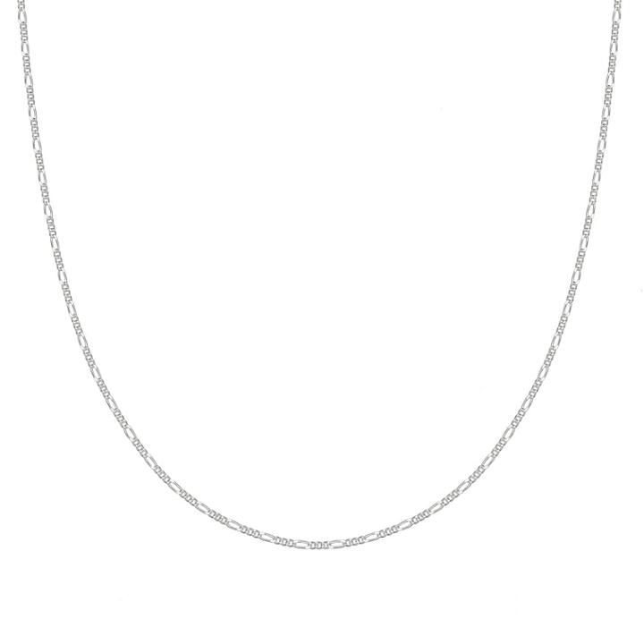 Primrose Sterling Silver Figaro Chain Necklace, Women's, Size: 18