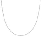 Primrose Sterling Silver Figaro Chain Necklace, Women's, Size: 18