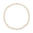 Freshwater Cultured Pearl Necklace In 14k Gold (8-9.5 Mm), Women's, Size: 18, White