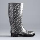 Simply Vera Vera Wang Women's Knee High Rain Boots, Size: 7.5, Med Grey
