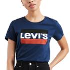 Women's Levi's&reg; Perfect Graphic Tee, Size: Small, Blue