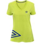 Women's Umbro Flank Short Sleeve Top, Size: Xl, Brt Green
