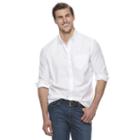 Men's Sonoma Goods For Life&trade; Modern-fit Flexwear Oxford Button-down Shirt, Size: 2xb, White