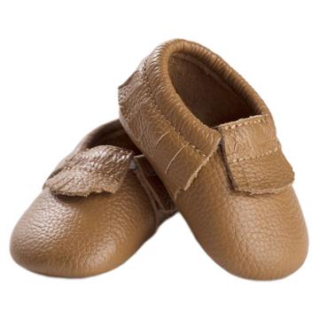 Itzy Ritzy Baby Moc Happens Toasted Almond Moccasins, Infant Unisex, Size: 12-18month, Brown