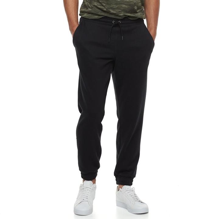 Men's Urban Pipeline Fleece Jogger Pants, Size: Small, Black