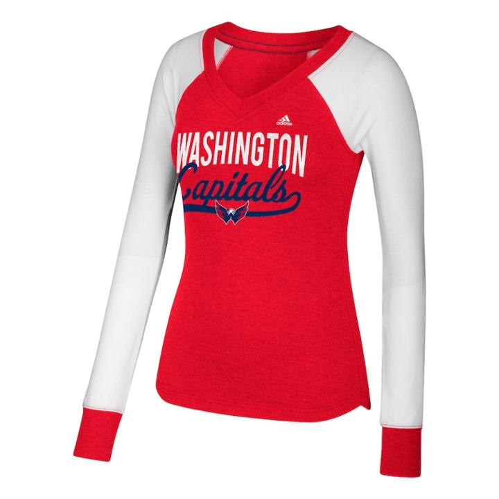 Women's Adidas Washington Capitals Constructed Tee, Size: Small, White