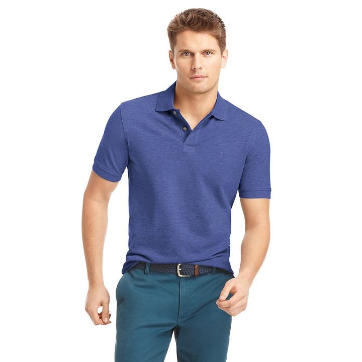 Men's Izod Classic-fit Solid Pique Polo, Size: Medium, Blue Other
