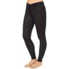 Women's Cuddl Duds Softwear Leggings, Size: Ts, Black