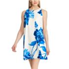 Women's Chaps Print A-line Dress, Size: 14, Natural