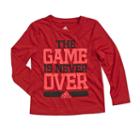 Boys 4-7x Adidas Climalite The Game Is Never Over Tee, Boy's, Size: 4, Brt Red