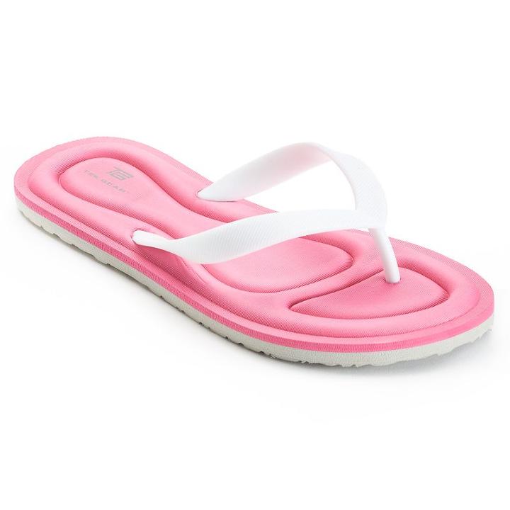Tek Gear&reg; Zori Women's Padded Sport Thong Flip-flops, Size: Medium, Pink