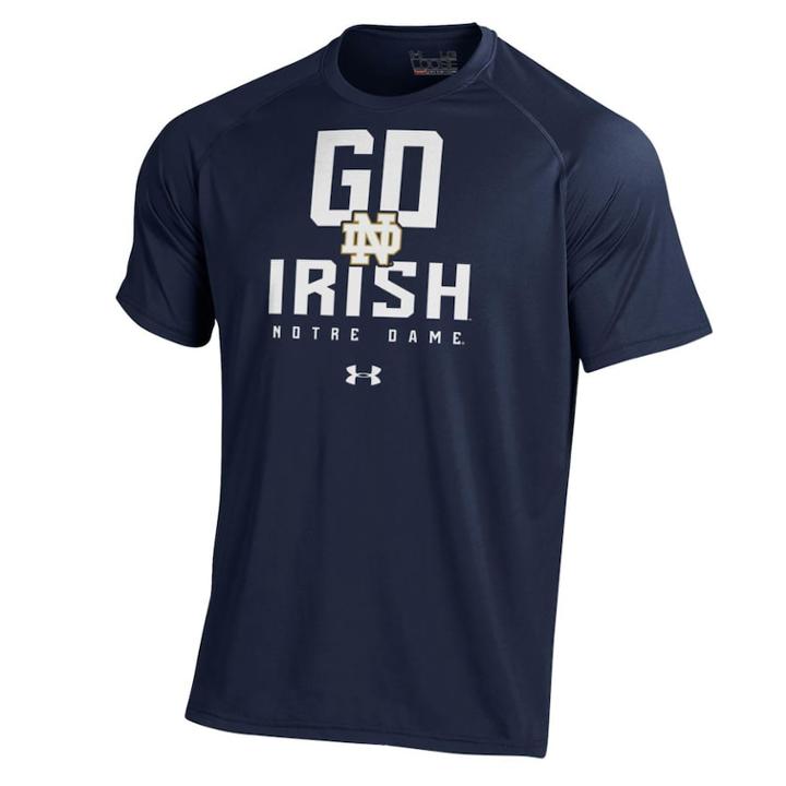 Men's Under Armour Notre Dame Fighting Irish Nu Tech Tee, Size: Medium, Multicolor