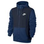 Men's Nike Full-zip Hoodie, Size: Xxl, Med Blue