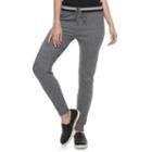 Juniors' So&reg; Elastic Waist Jogger Pants, Teens, Size: Medium, Dark Grey