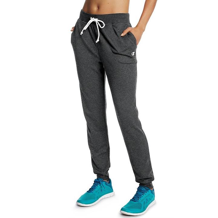 Women's Champion French Terry Jogger Pants, Size: Small, Orange Oth