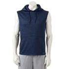Men's Tek Gear&reg; Sleeveless Hoodie, Size: Medium, Blue (navy)