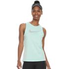 Women's Nike Dry Training Swoosh Graphic Tank, Size: Large, Green