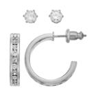 City By City Stud & Hoop Earring Set, Women's, Multicolor