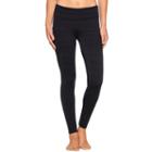 Women's Shape Active Barcode Workout Leggings, Size: Medium, Black