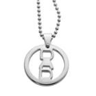 Lynx Stainless Steel Dad Pendant - Men, Size: 22, Grey