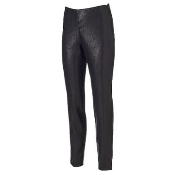 Women's Wdny Black Pull-on Sequin Leggings, Size: Xl, Oxford
