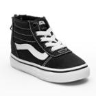 Vans Ward Zip Toddlers' High Top Sneakers, Boy's, Size: 10 T, Black