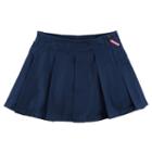 Girls 4-8 Carter's School Uniform Pleated Solid Skort, Size: 7, Blue