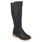 Journee Collection Marcel Women's Riding Boots, Size: Medium (7), Black