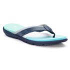 Women's Tek Gear&reg; Color Block Sandals, Size: Large, Blue (navy)