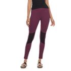 Utopia Lace Blocked Leggings, Women's, Size: Medium, Purple Oth