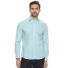 Men's Apt. 9&reg; Slim-fit Stretch Button-down Shirt, Size: Xxl, Med Blue