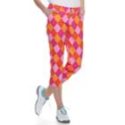 Women's Loudmouth Golf Diamond Print Capris, Size: 10, Brt Pink