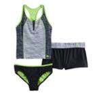 Girls 7-16 & Plus Size Zeroxposur 3-pc. Tankini Set, Size: 10, Med Green