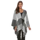 Women's Croft & Barrow&reg; Wrap Cardigan Sweater, Size: L/xl, Grey