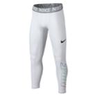 Boys 8-20 Nike Base Layer Three-quarter Leggings, Size: Medium, White