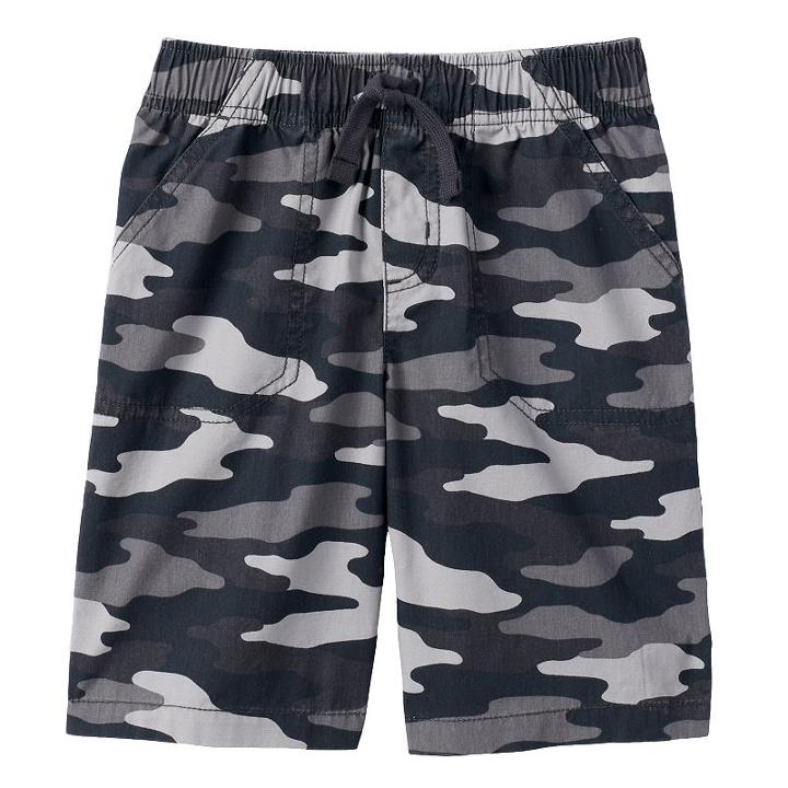 Boys 4-7x Jumping Beans&reg; Canvas Shorts, Boy's, Size: 4, Med Grey