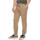 Men's Urban Pipeline&reg; Maxflex Stretch Twill Cargo Jogger Pants, Size: Large, Med Beige